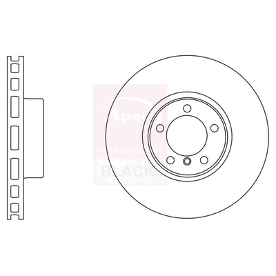 Apec Brake Disc DSK2536B