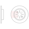 Apec Brake Disc DSK2538 thumbnail