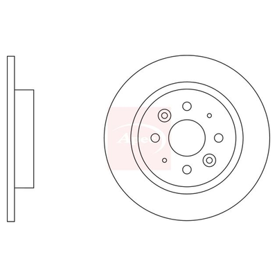 Apec Brake Disc DSK2538