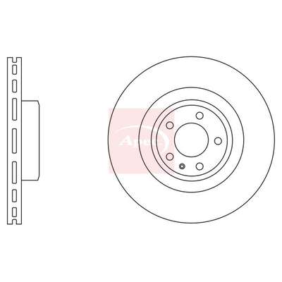 Apec Brake Disc DSK2541