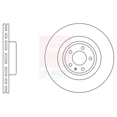 Apec Brake Disc DSK2541B