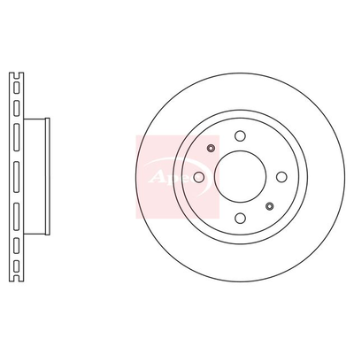 Apec Brake Disc DSK2543