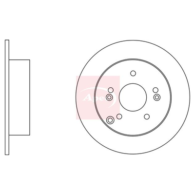 Apec Brake Disc DSK2548