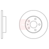 Apec Brake Disc DSK254 thumbnail