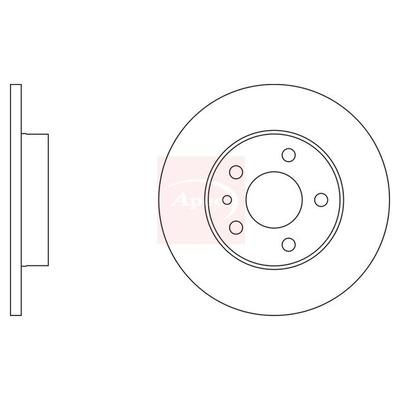 Apec Brake Disc DSK254