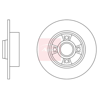 Apec Brake Disc DSK2550