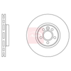 Apec Brake Disc DSK2551 thumbnail