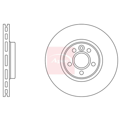 Apec Brake Disc DSK2551
