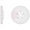 Apec Brake Disc DSK2557 thumbnail