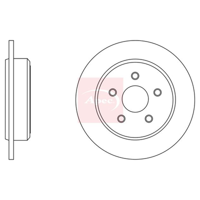 Apec Brake Disc DSK2562