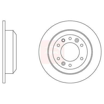 Apec Brake Disc DSK2564