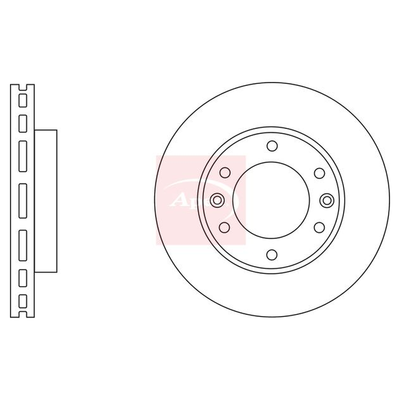 Apec Brake Disc DSK2565