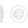 Apec Brake Disc DSK2567 thumbnail