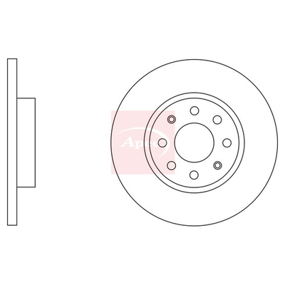Apec Brake Disc DSK2569