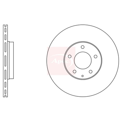 Apec Brake Disc DSK2572