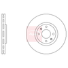 Apec Brake Disc DSK2573 thumbnail