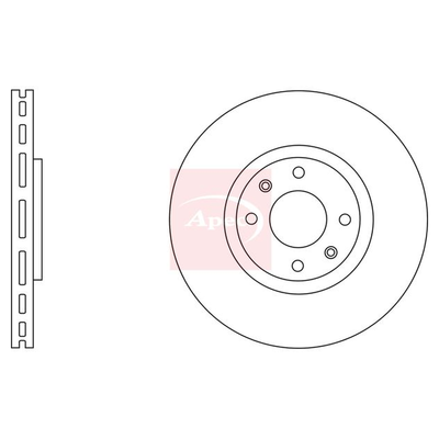 Apec Brake Disc DSK2573