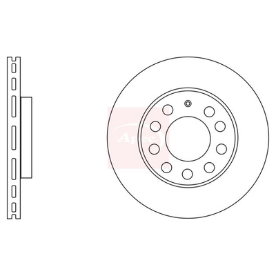 Apec Brake Disc DSK2577