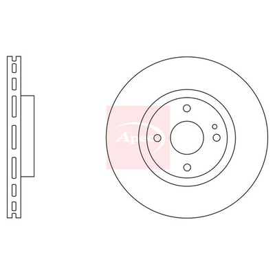 Apec Brake Disc DSK2578