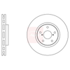 Apec Brake Disc DSK2583 thumbnail
