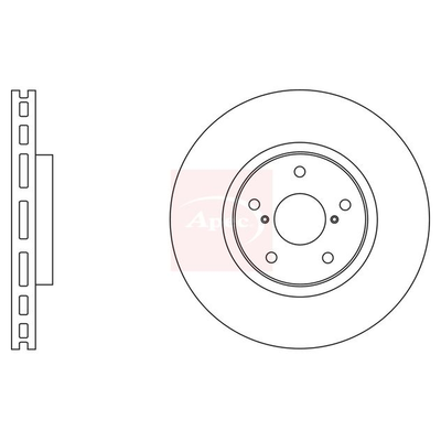 Apec Brake Disc DSK2583