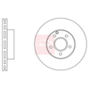 Apec Brake Disc DSK2585 thumbnail