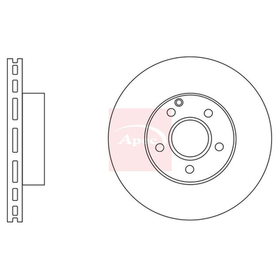 Apec Brake Disc DSK2585