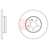 Apec Brake Disc DSK2591 thumbnail