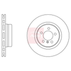 Apec Brake Disc DSK2594 thumbnail
