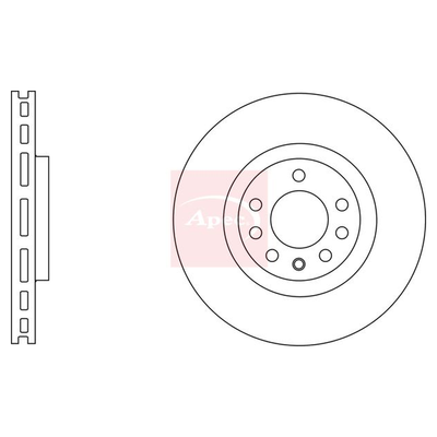 Apec Brake Disc DSK2596