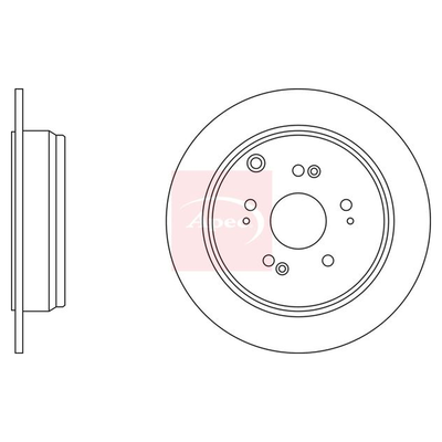 Apec Brake Disc DSK2597