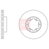 Apec Brake Disc DSK2598 thumbnail