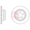 Apec Brake Disc DSK2601 thumbnail