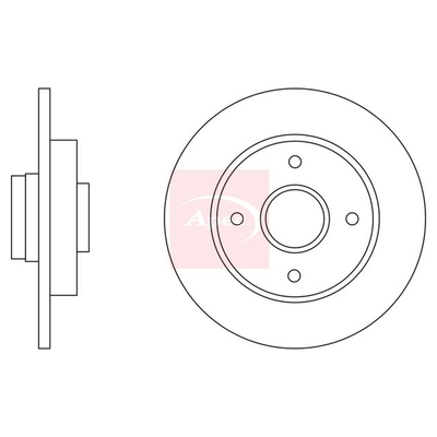 Apec Brake Disc DSK2608