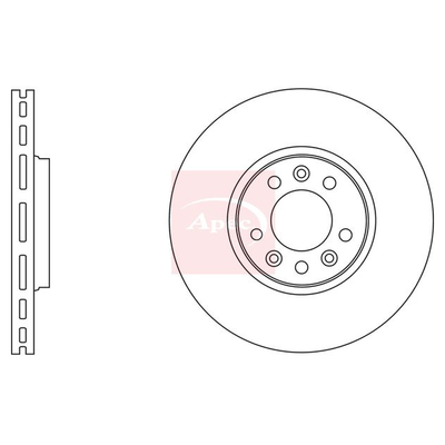 Apec Brake Disc DSK2611