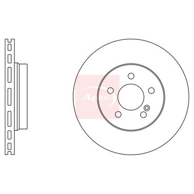Apec Brake Disc DSK2613