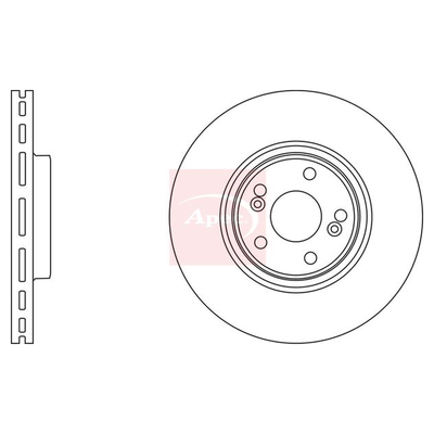 Apec Brake Disc DSK2615