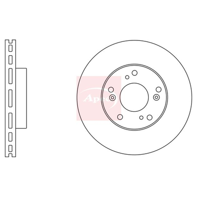 Apec Brake Disc DSK2618