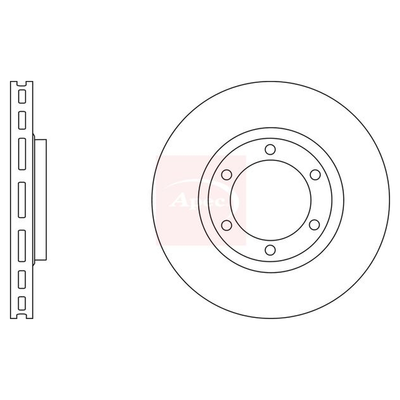 Apec Brake Disc DSK2619