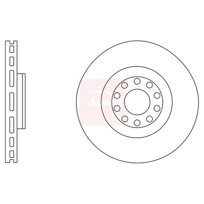Apec Brake Disc DSK2631