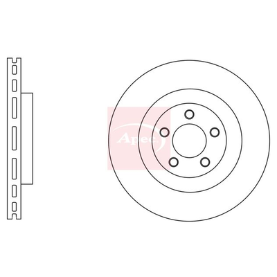 Apec Brake Disc DSK2632