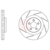 Apec Brake Disc DSK2633 thumbnail