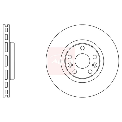 Apec Brake Disc DSK2635