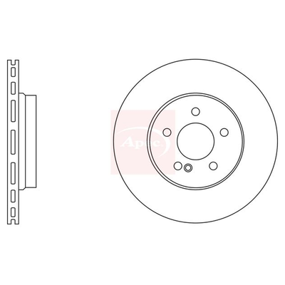 Apec Brake Disc DSK2636
