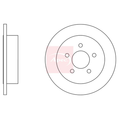 Apec Brake Disc DSK2637