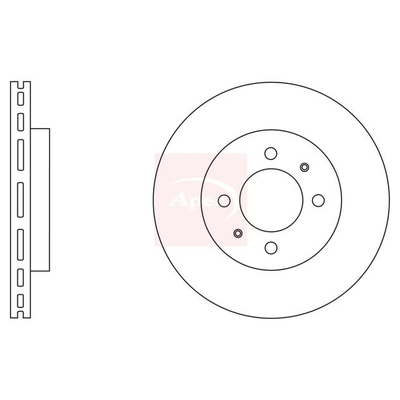Apec Brake Disc DSK2642