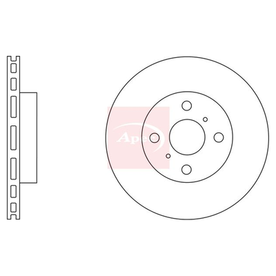 Apec Brake Disc DSK2646