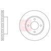Apec Brake Disc DSK2648 thumbnail