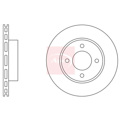 Apec Brake Disc DSK2648