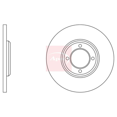 Apec Brake Disc DSK264